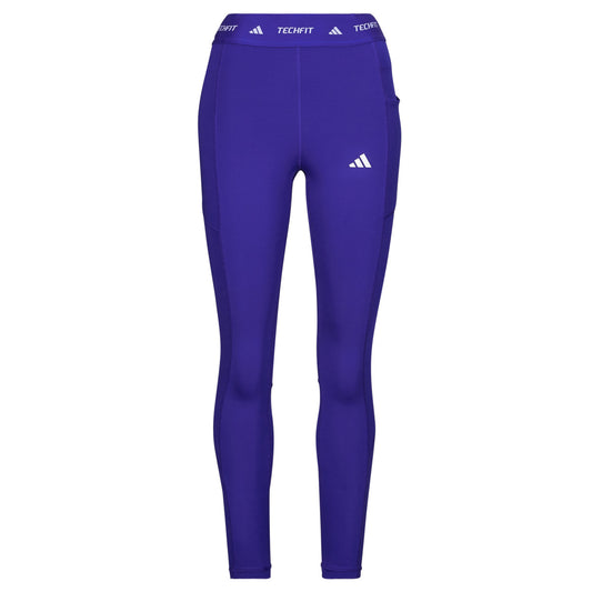 Collant Donna adidas  TECHFIT Stash Pocket Full-Length Leggings  Blu