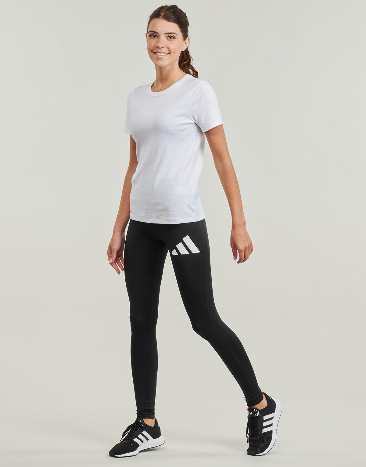 Collant Donna adidas  Train Essentials Big Logo Full-Length Leggings  Nero