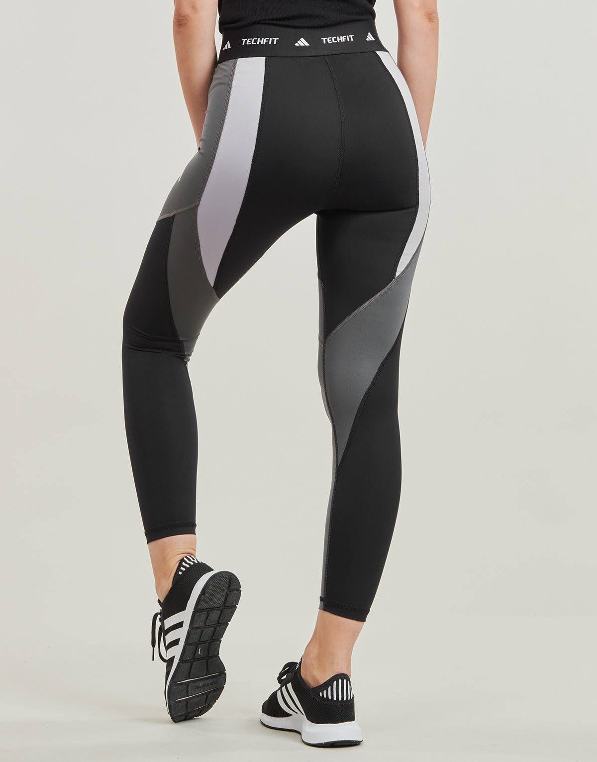 Collant Donna adidas  TECHFIT 7/8 Colorblock Leggings  Nero