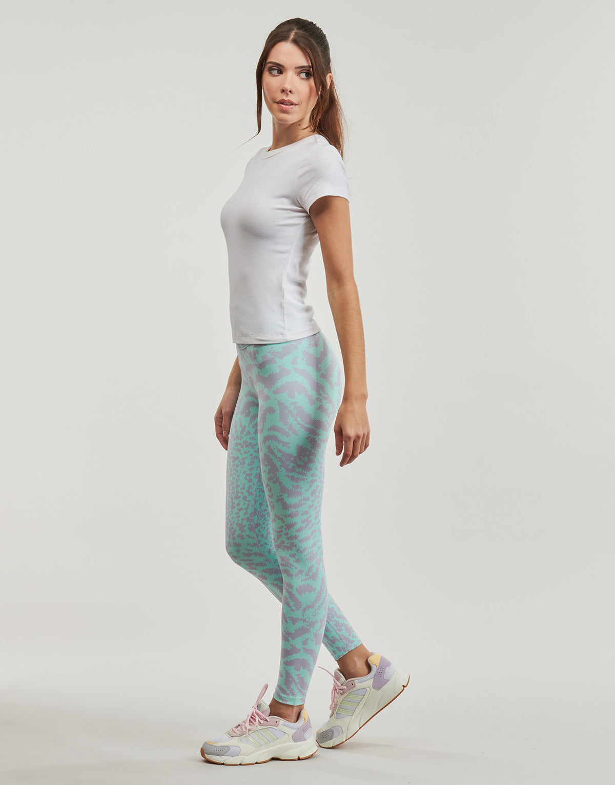 Collant Donna adidas  All Me Allover Print 7/8 Leggings  Blu