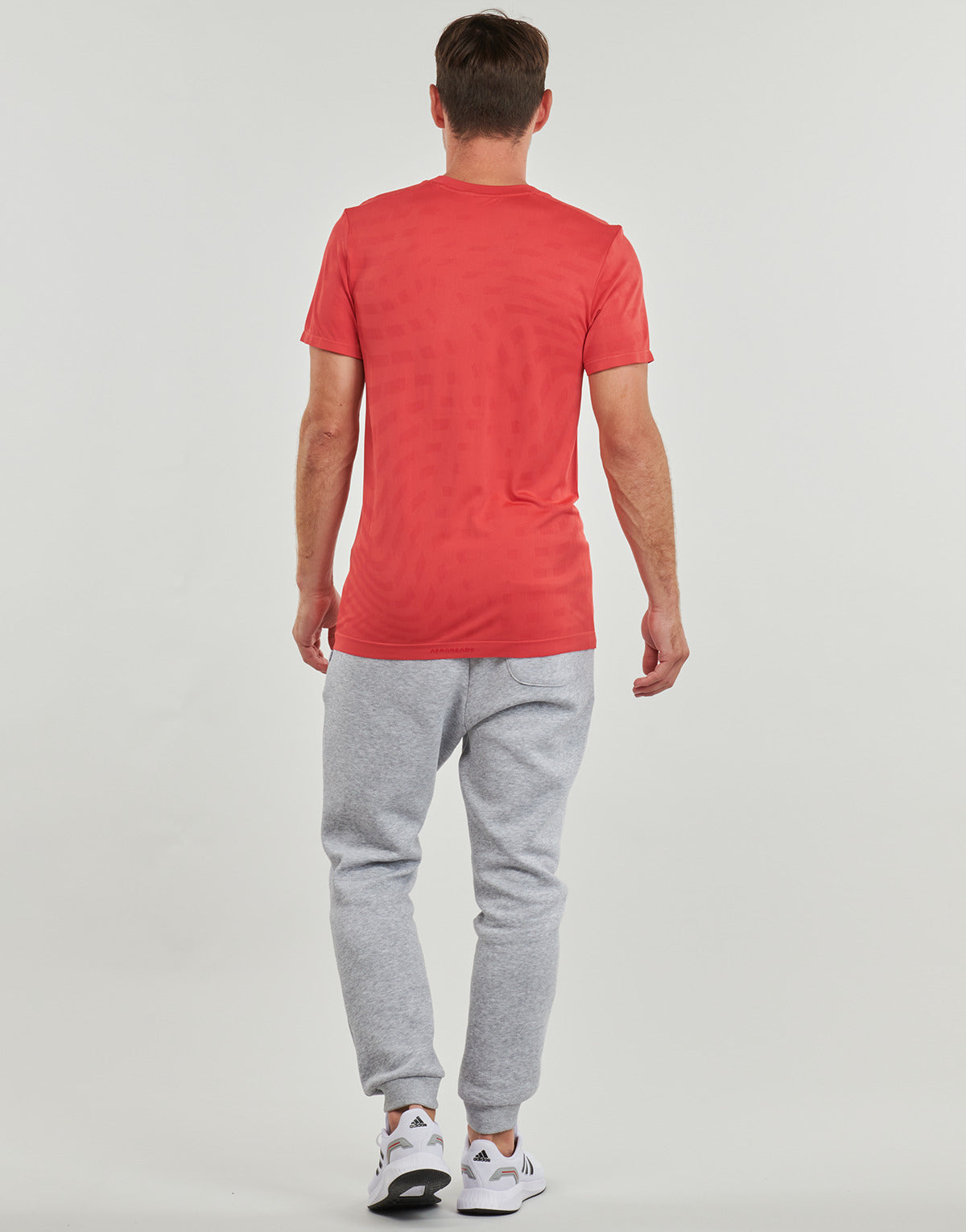 T-shirt Uomo adidas  Gym+ Training Seamless T-Shirt  Rosso