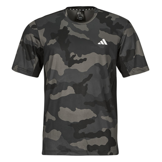 T-shirt Uomo adidas  Train Essentials Camo Allover Print T-Shirt  Nero