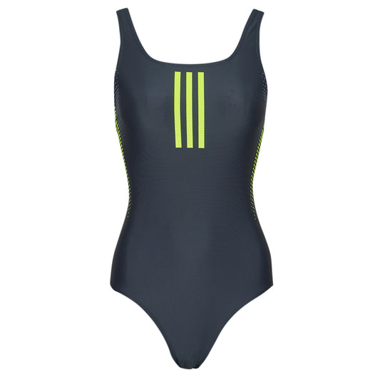 Costume intero Donna adidas  3-Stripes Graphic V-Back Swimsuit  Marine