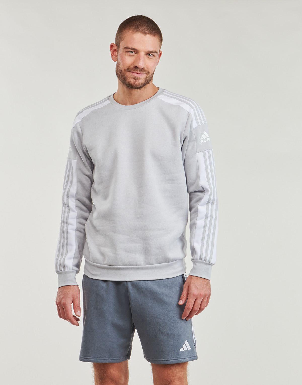 Felpa Uomo adidas  Squadra 21 Sweatshirt  Grigio