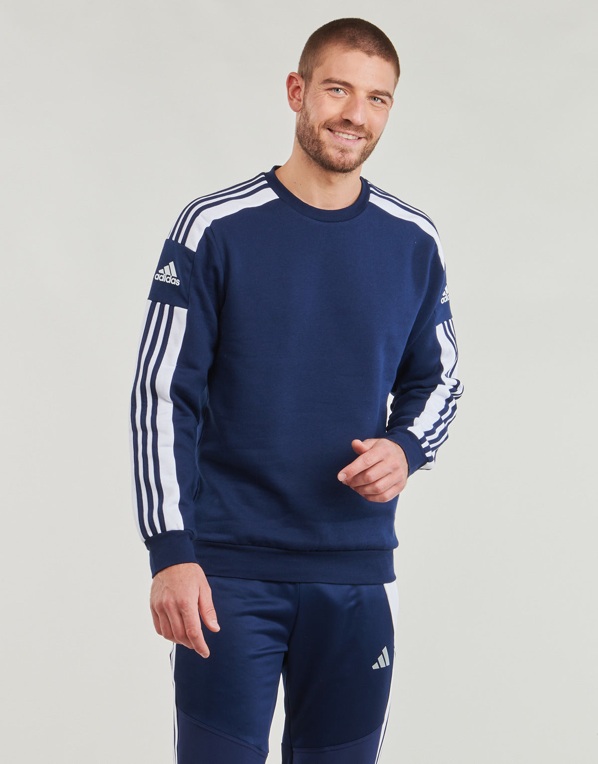 Felpa Uomo adidas  Squadra 21 Sweatshirt  Blu