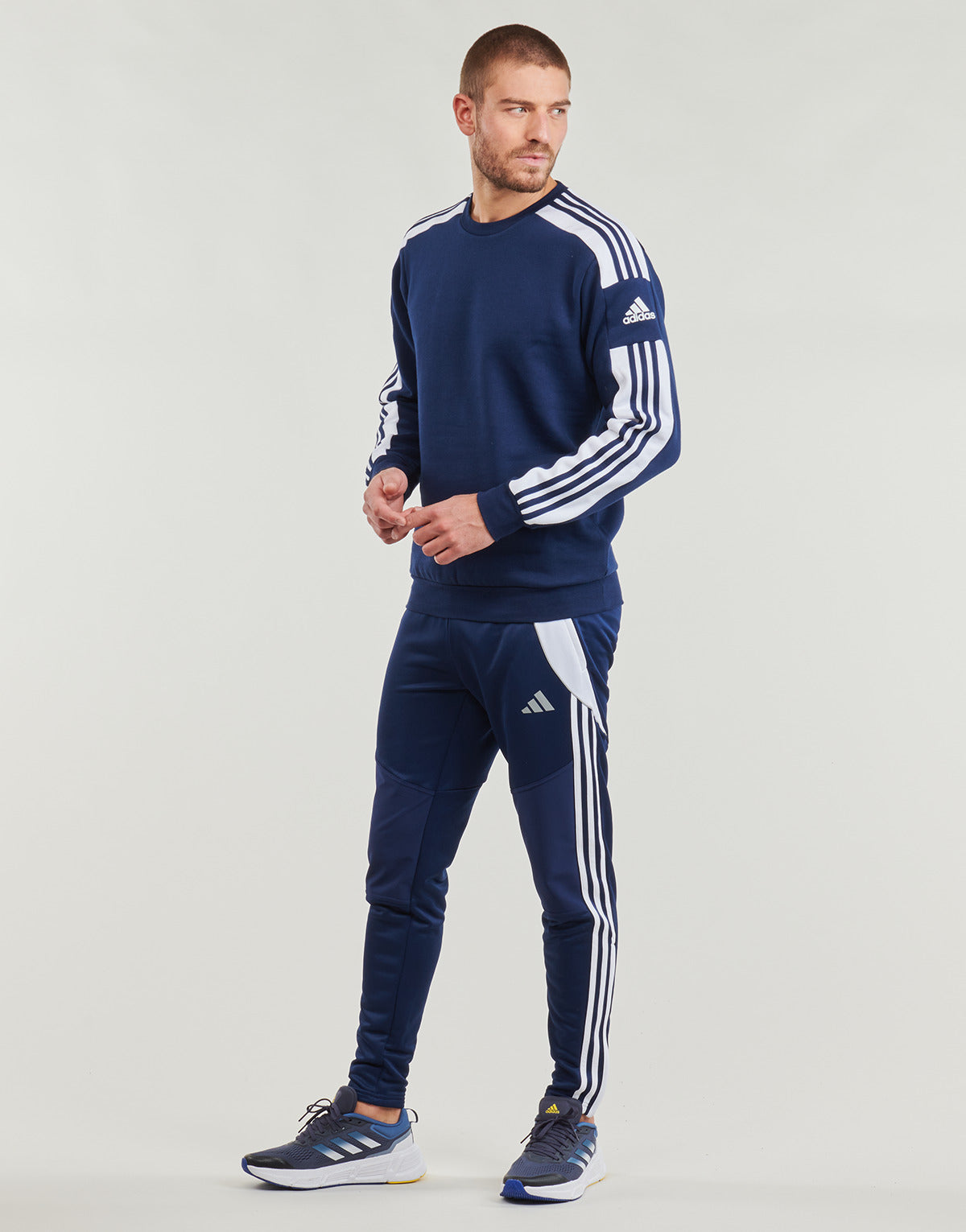 Felpa Uomo adidas  Squadra 21 Sweatshirt  Blu