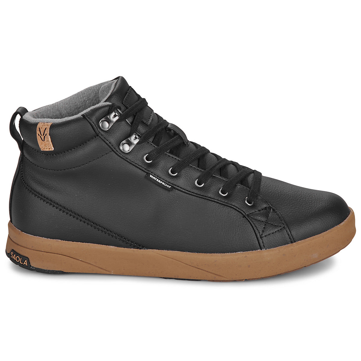 Sneakers alte Uomo Saola  BERGEN WP  Nero