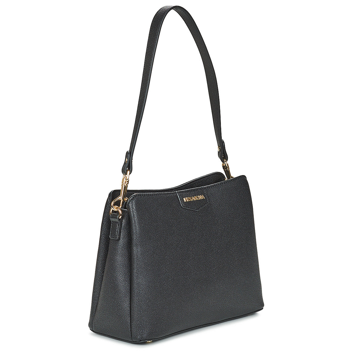 Borsa a spalla Donna Hexagona  MARY  Nero