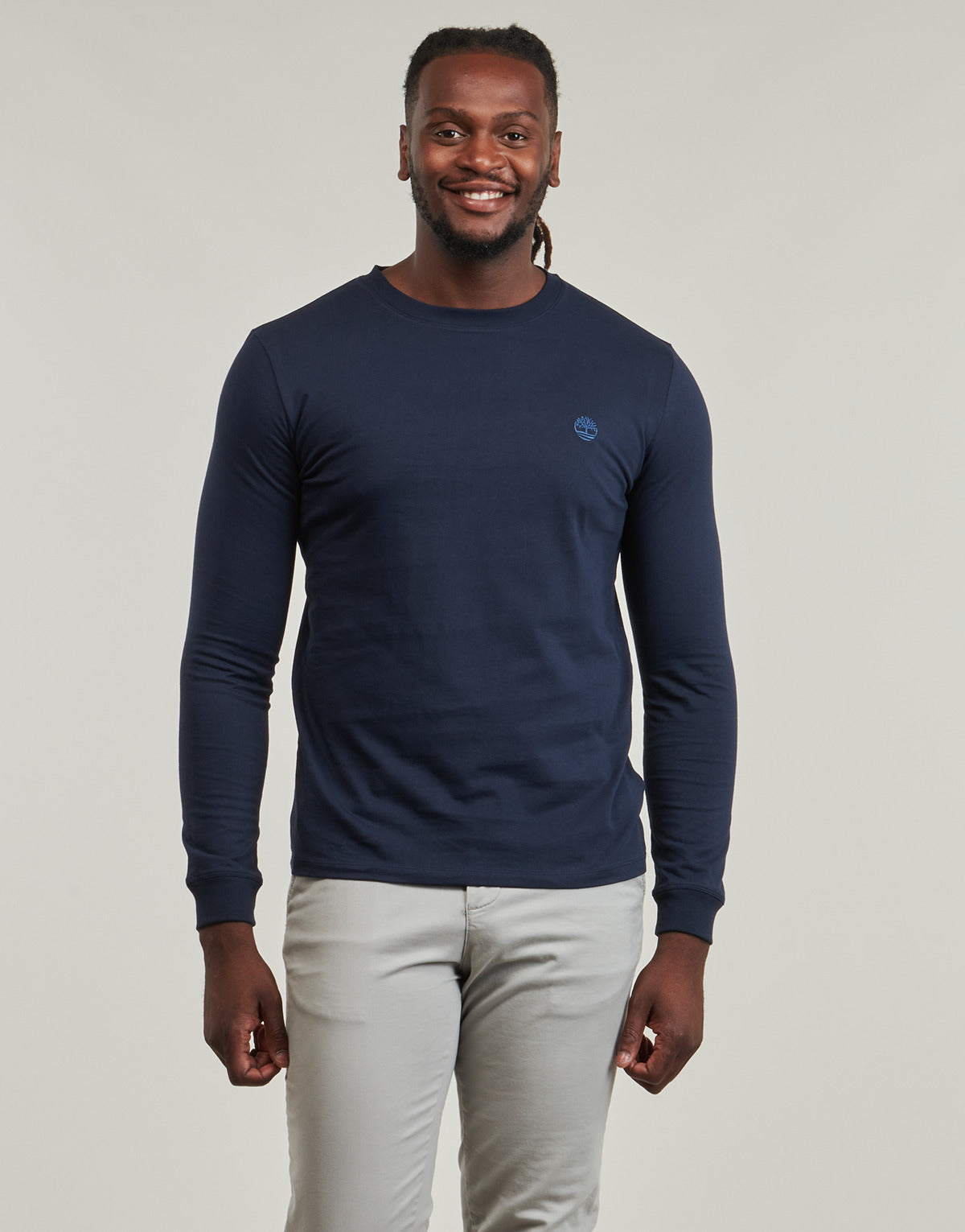 T-shirts a maniche lunghe Uomo Timberland Long Sleeve Tee Marine