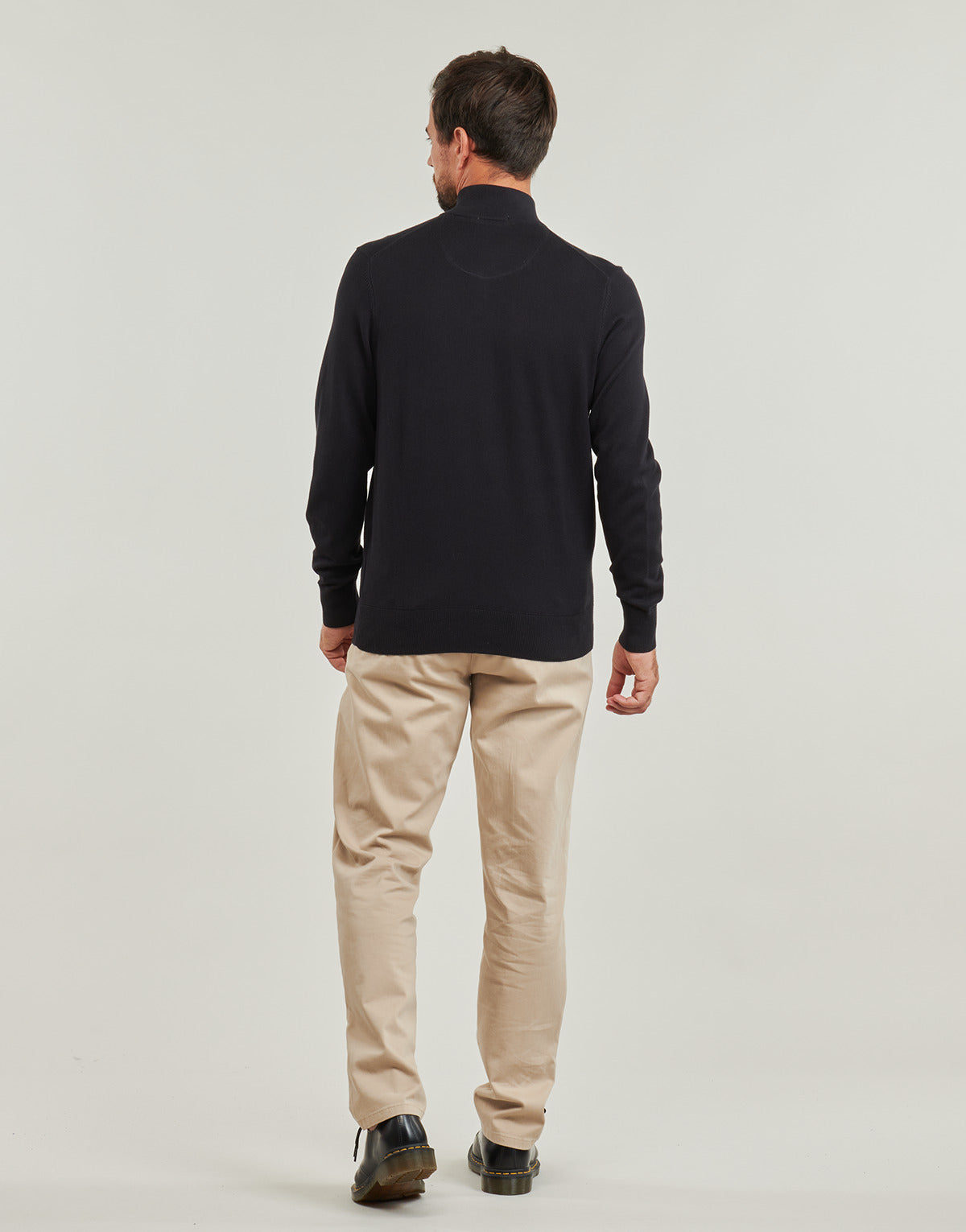 Maglione Uomo Timberland Cotton YD 1/4 Zip Sweater Nero