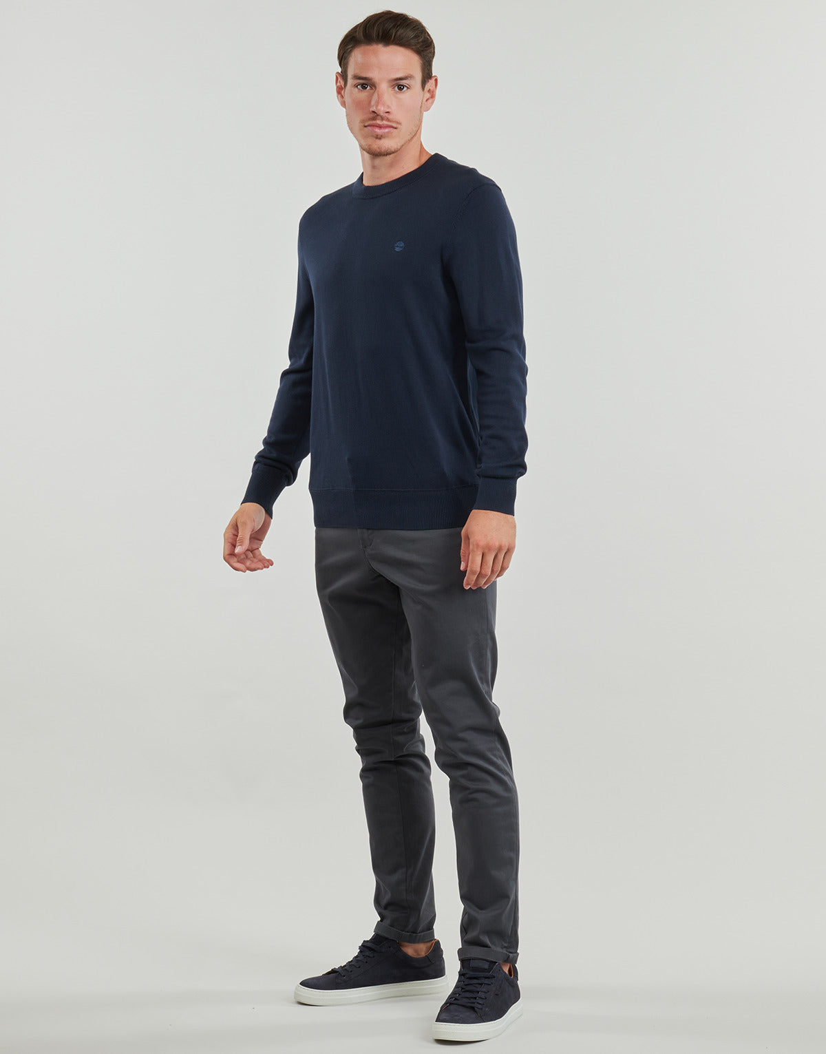 Maglione Uomo Timberland Cotton YD Sweater Marine