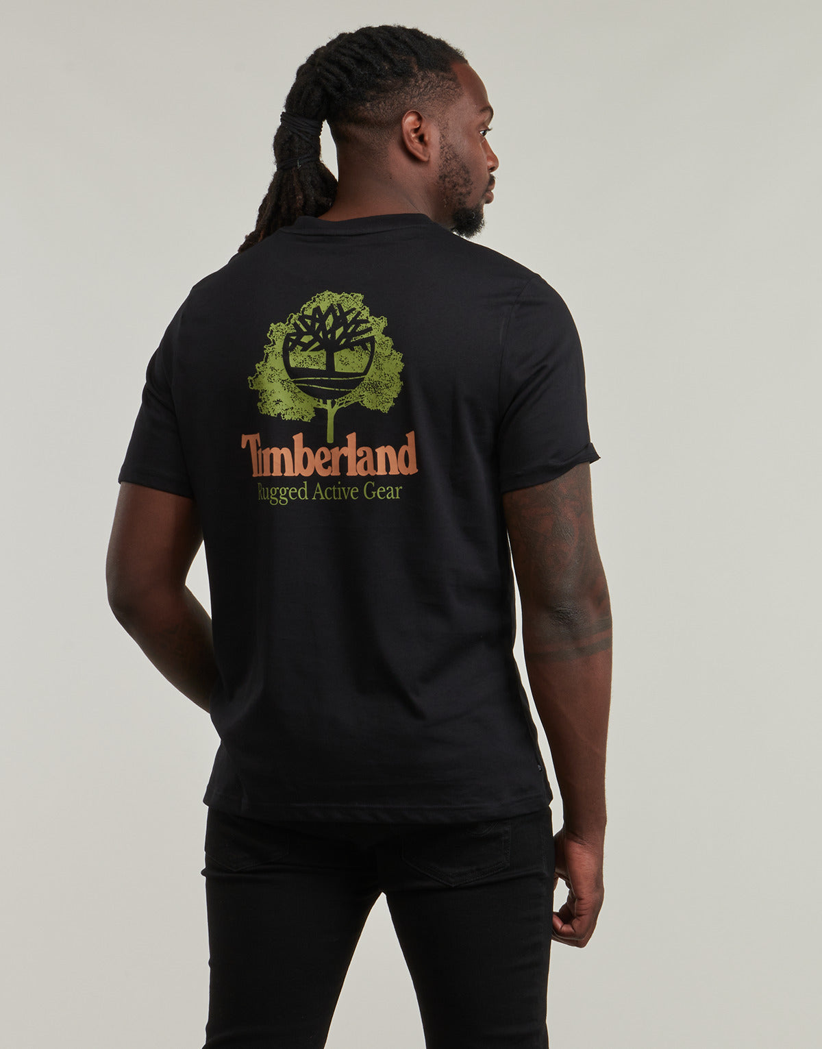 T-shirt Uomo Timberland Outdoor Inspired Back Graphic Tee Nero