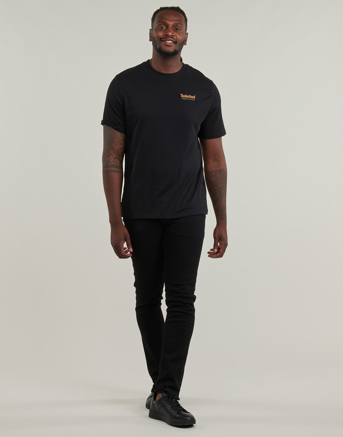 T-shirt Uomo Timberland Outdoor Inspired Back Graphic Tee Nero