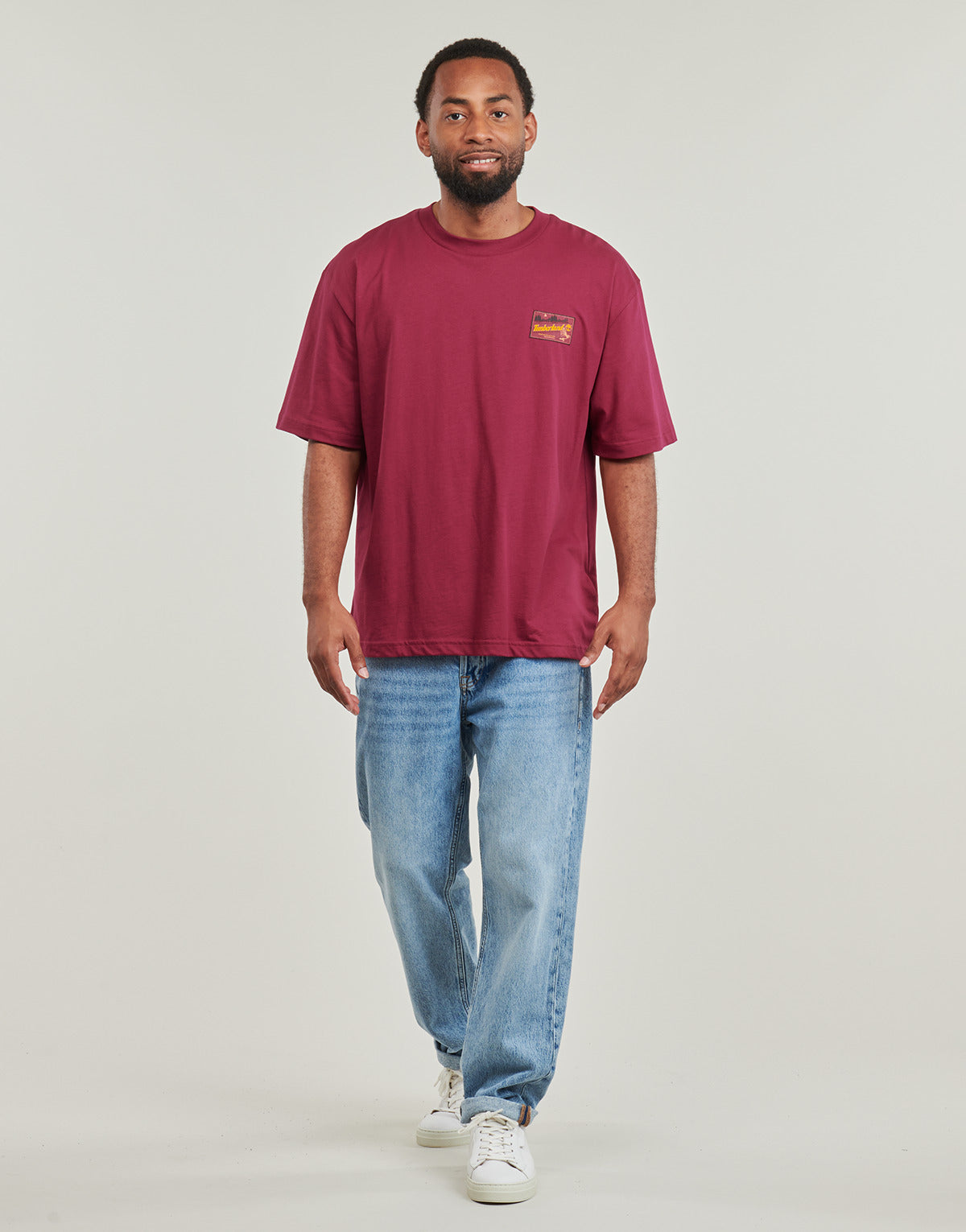 T-shirt Uomo Timberland SS GRAPHIC TEE Bordeaux