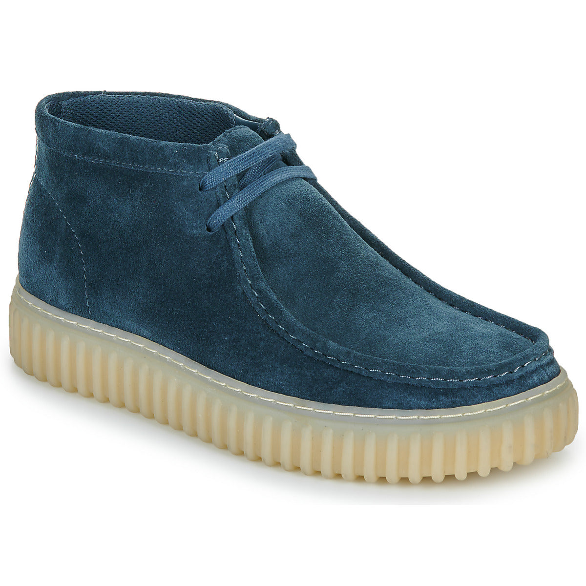 Sneakers alte Uomo Clarks  Torhill Hi  Blu