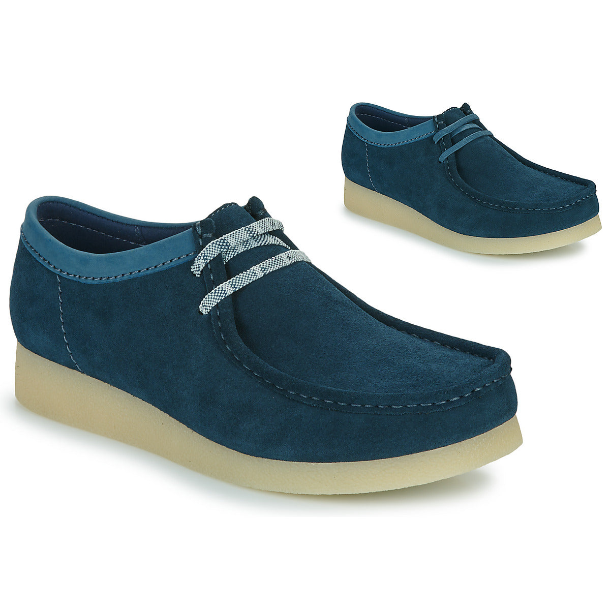 Scarpe Uomo Clarks WallabeeEVO Blu