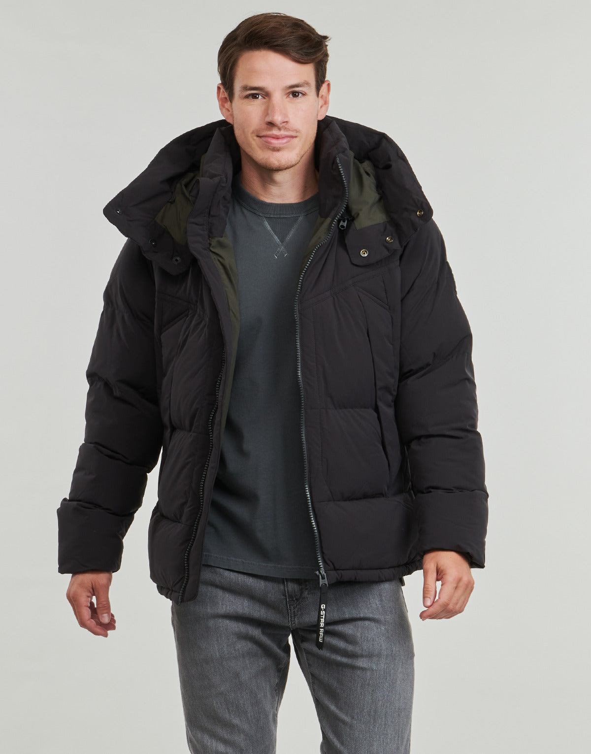 Piumino Uomo G-Star Raw G- WHISTLER PDD HDD JKT 2.0 Nero