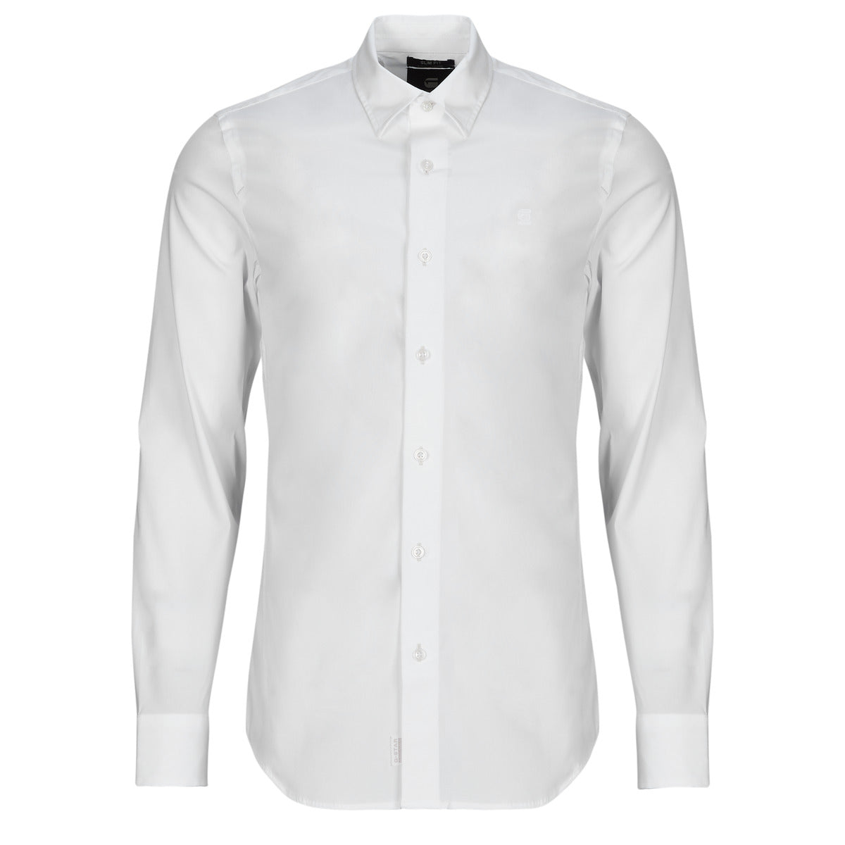 Camicia a maniche lunghe Uomo G-Star Raw UNIFORM SLIM SHIRT L\S Bianco