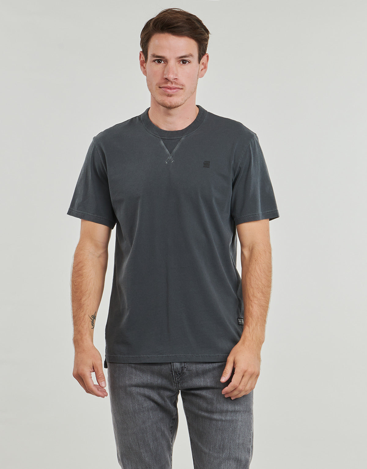 T-shirt Uomo G-Star Raw NIFOUS R T Nero