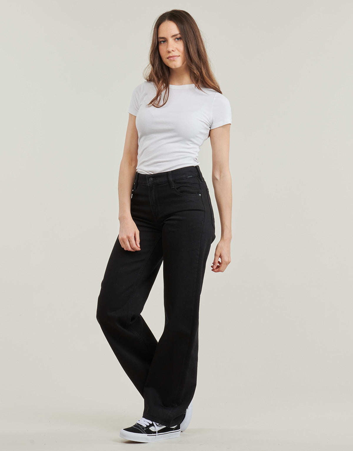 Jeans Flare Donna G-Star Raw JUDEE LOOSE WMN Nero