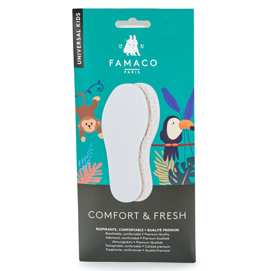 Accessori scarpe ragazza Famaco Semelle confort fresh T32 Bianco