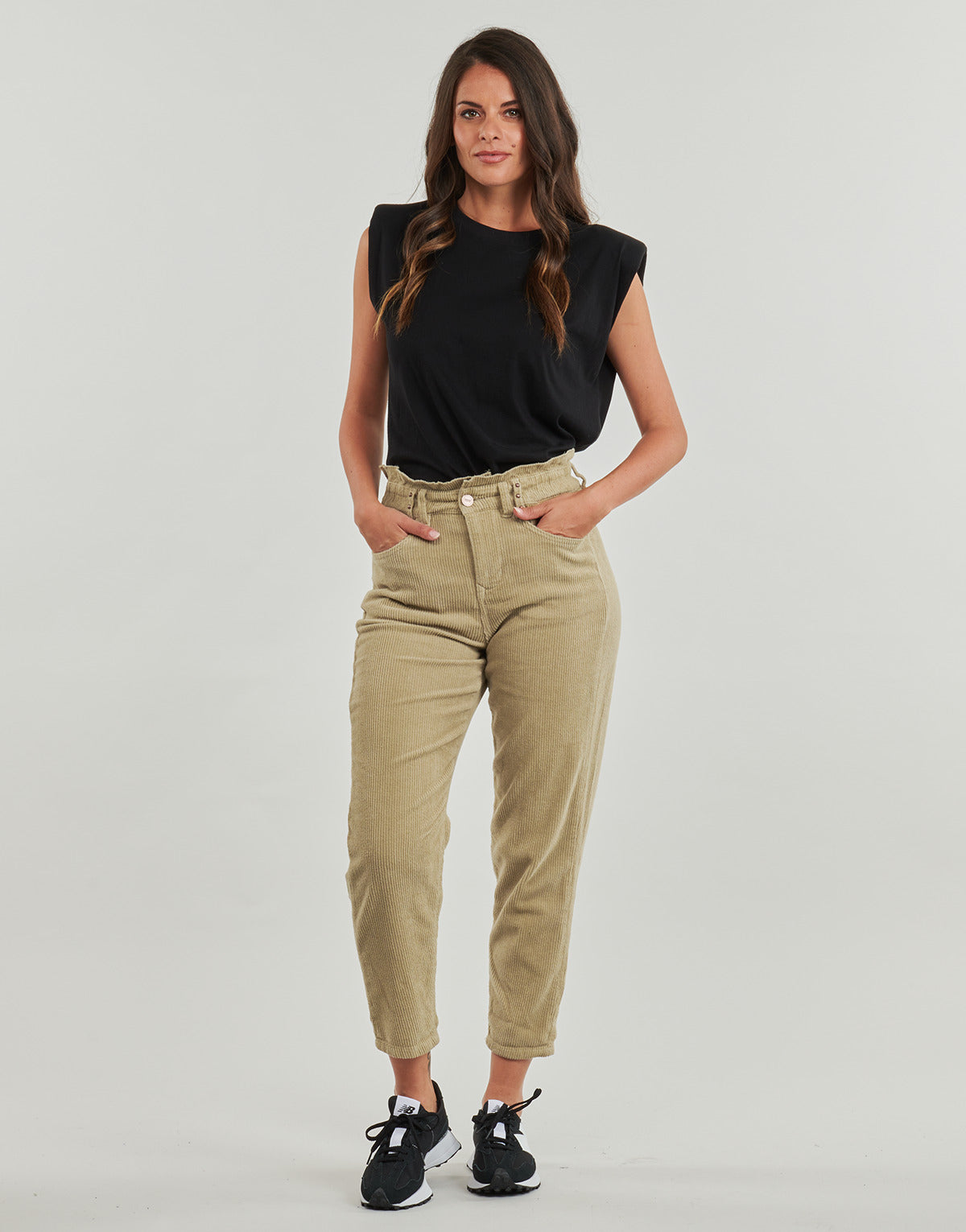 Pantalone Donna Freeman T.Porter  LARA VELUTO  Beige