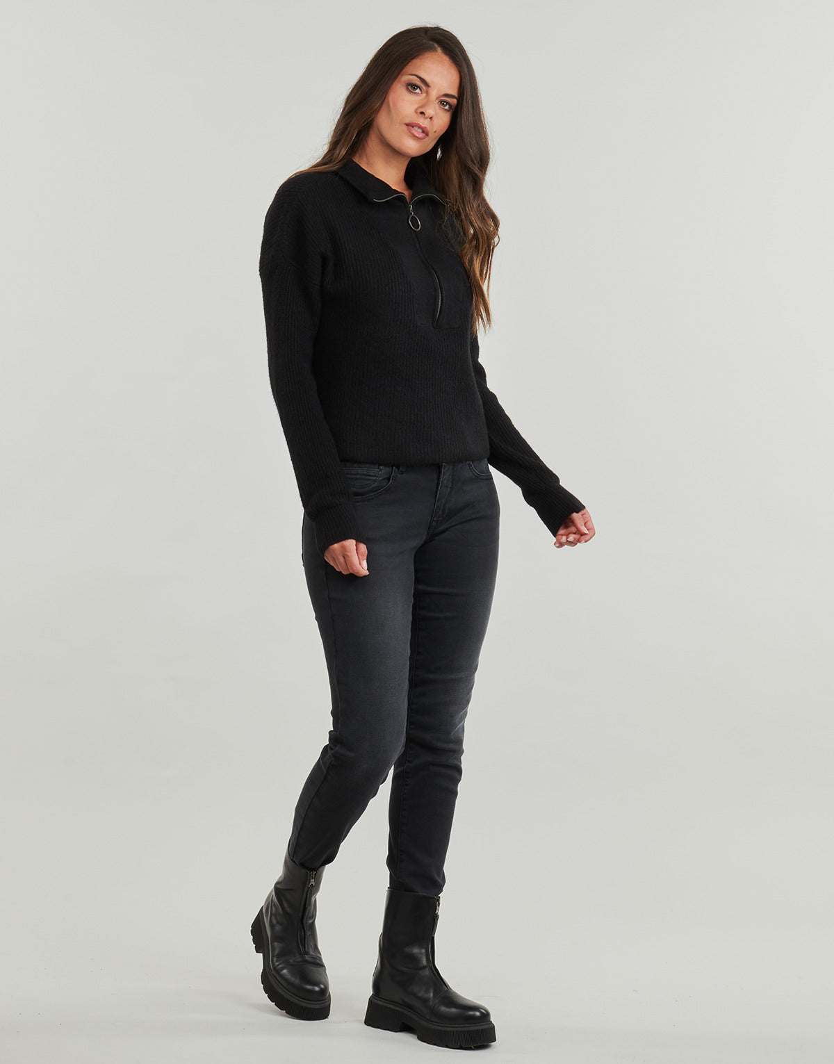 Jeans Slim Donna Freeman T.Porter SOPHY S-SDM Nero