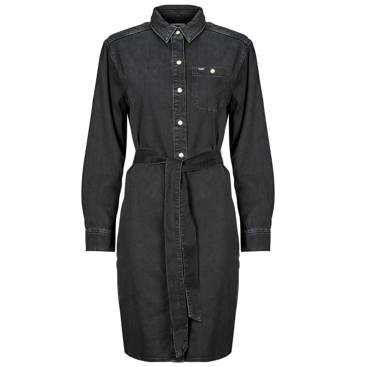 Abito lungo Donna Lee ALL PURPOSE SHIRT DRESS Nero