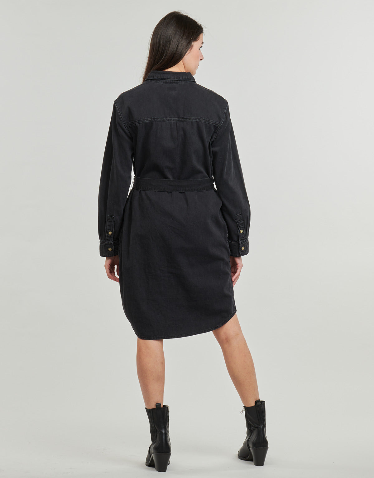 Abito lungo Donna Lee ALL PURPOSE SHIRT DRESS Nero
