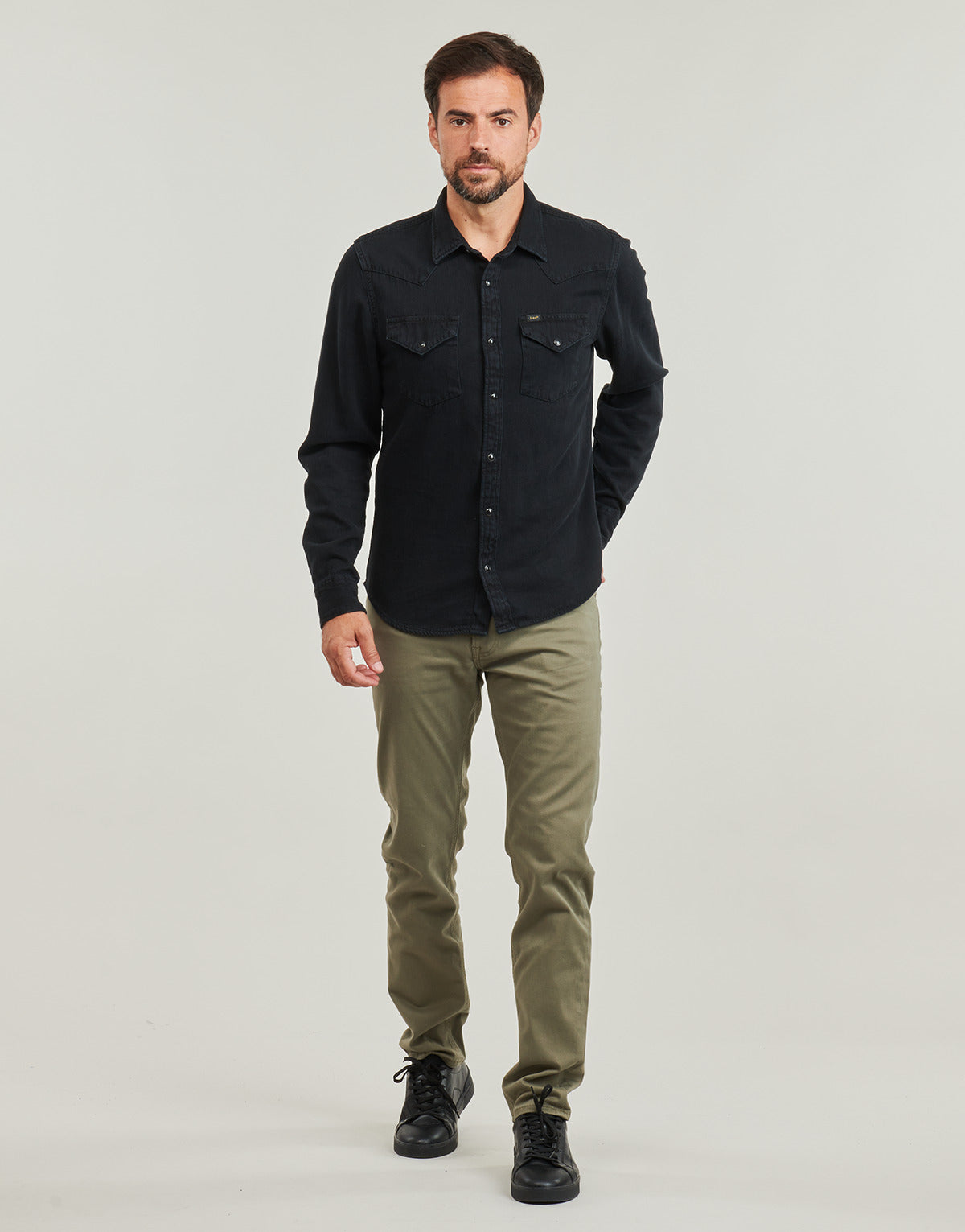 Pantalone Uomo Lee DAREN ZIP FLY Kaki