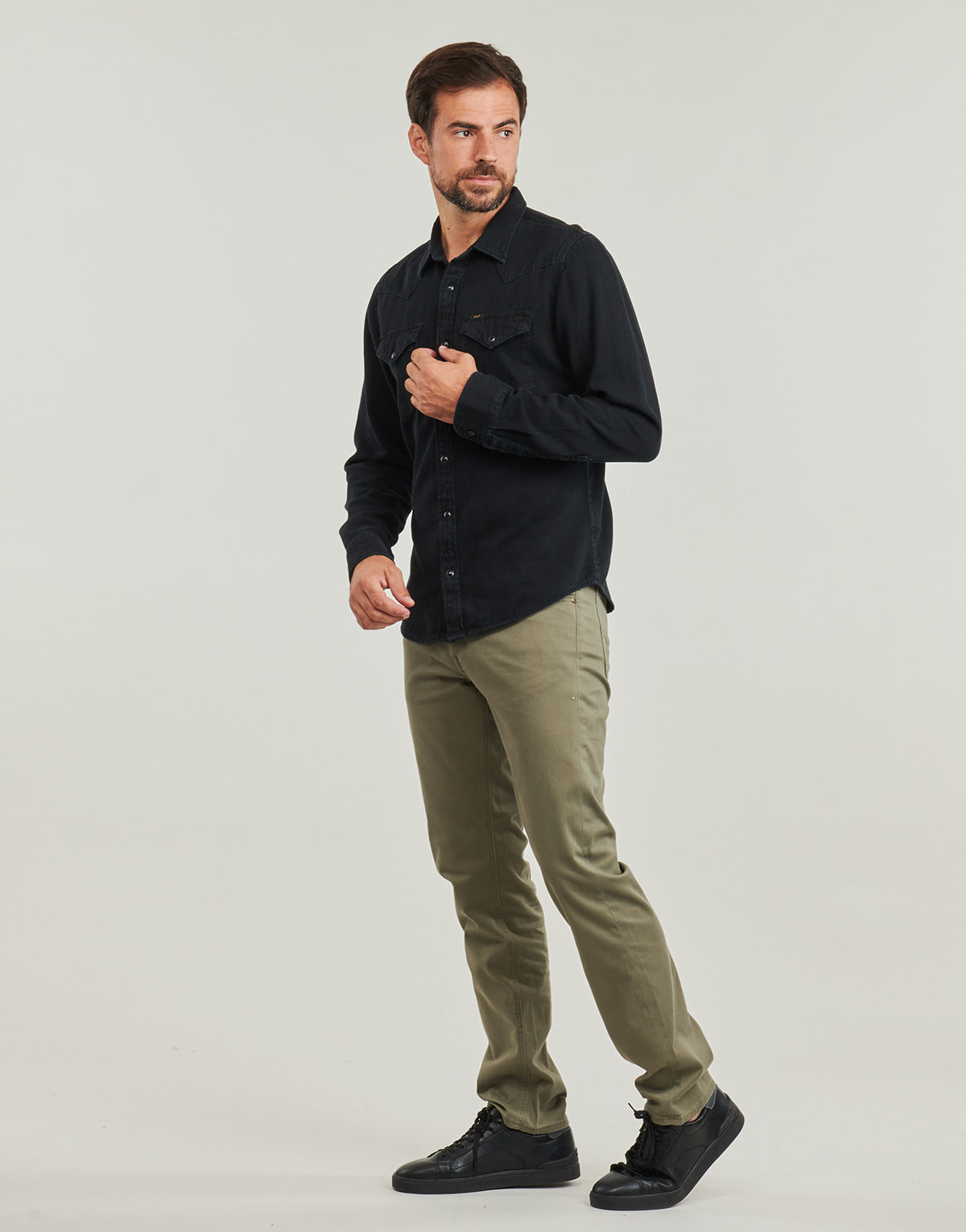 Pantalone Uomo Lee DAREN ZIP FLY Kaki