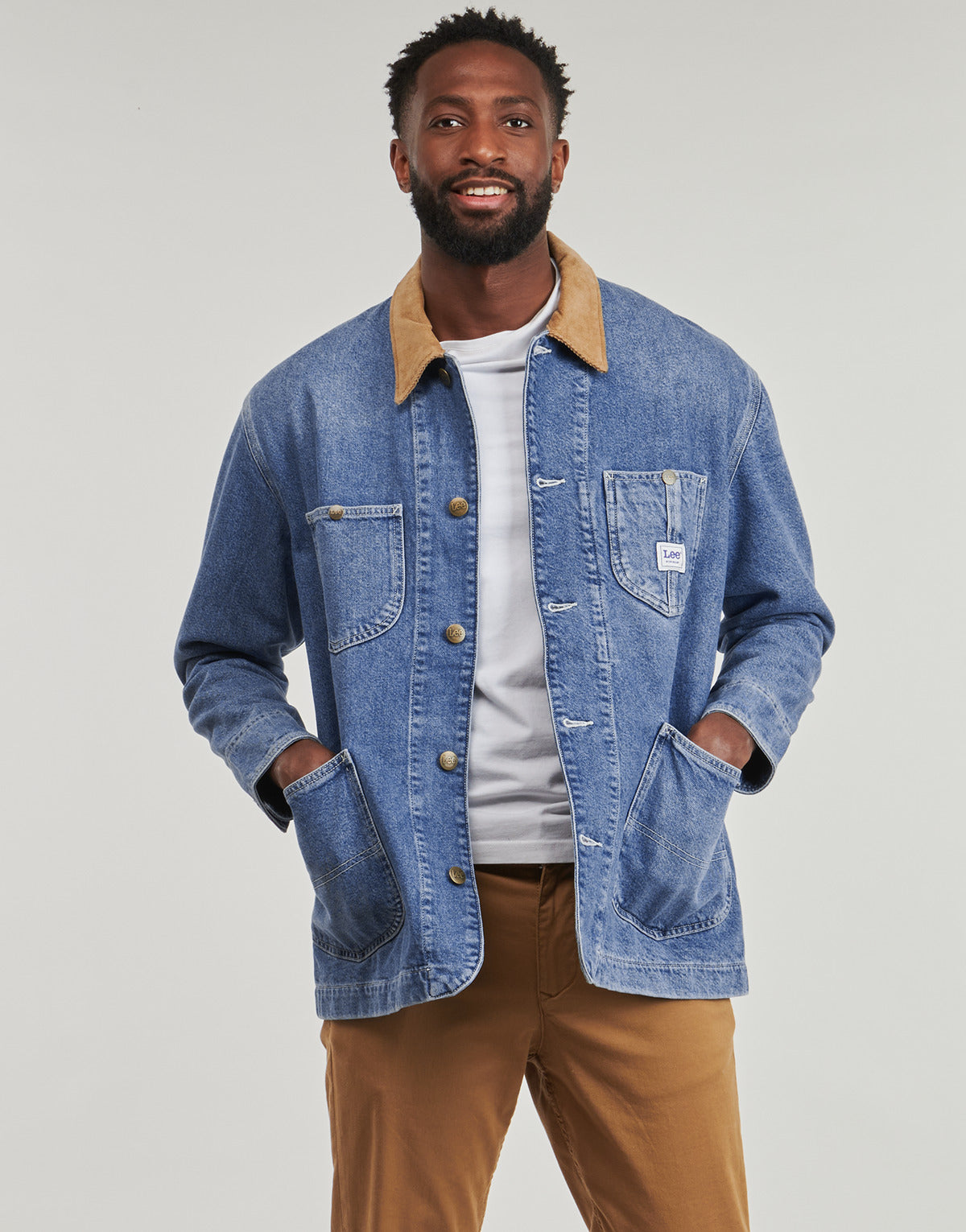 Giacca Uomo Lee LOOSE LOCO JACKET Blu