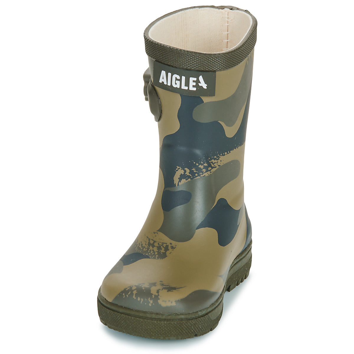 Stivali bambini ragazza Aigle WOODY-POP PT 2 Kaki