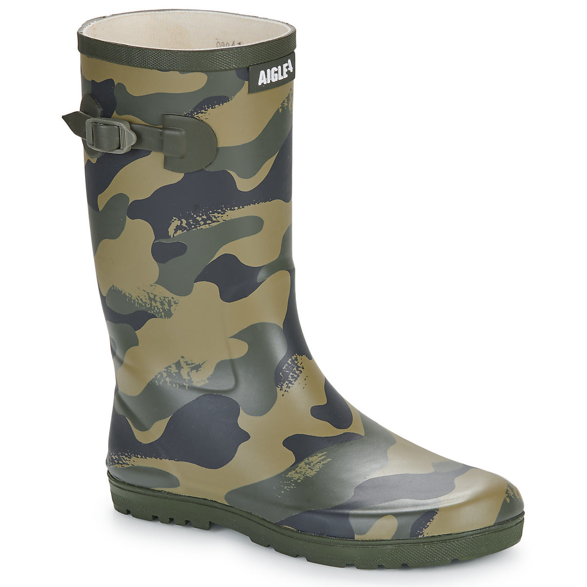 Stivali bambini ragazza Aigle WOODY-POP PT 2 Kaki