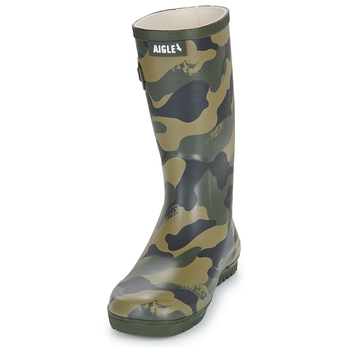 Stivali bambini ragazza Aigle WOODY-POP PT 2 Kaki