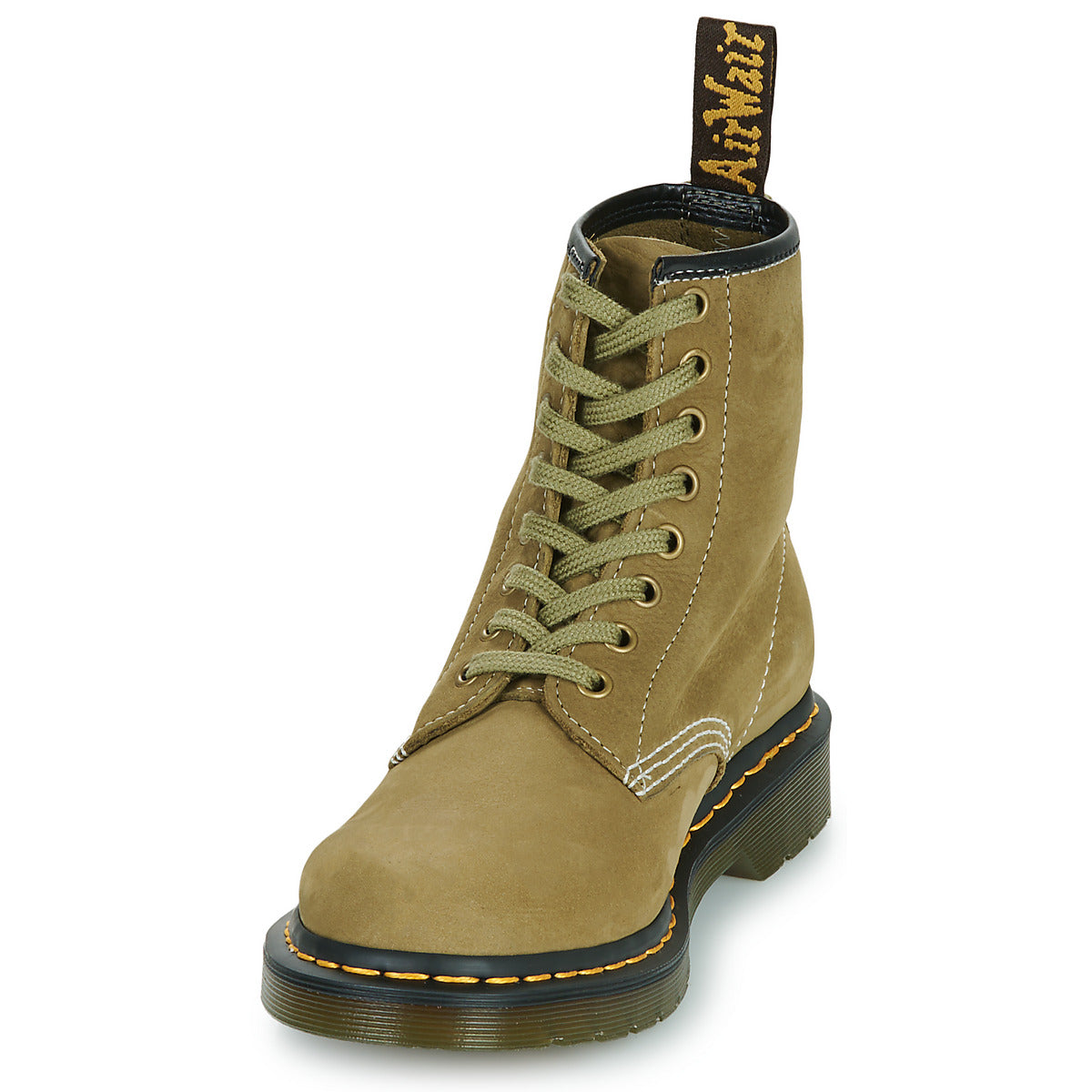 Stivaletti Uomo Dr. Martens  1460 MUTED OLIVE NUBUCK  Kaki