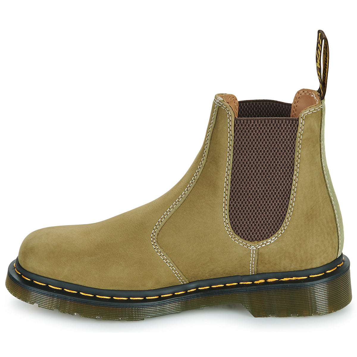 Stivaletti Uomo Dr. Martens  2976 OLIVE THUMBLED NUBUCK  Kaki