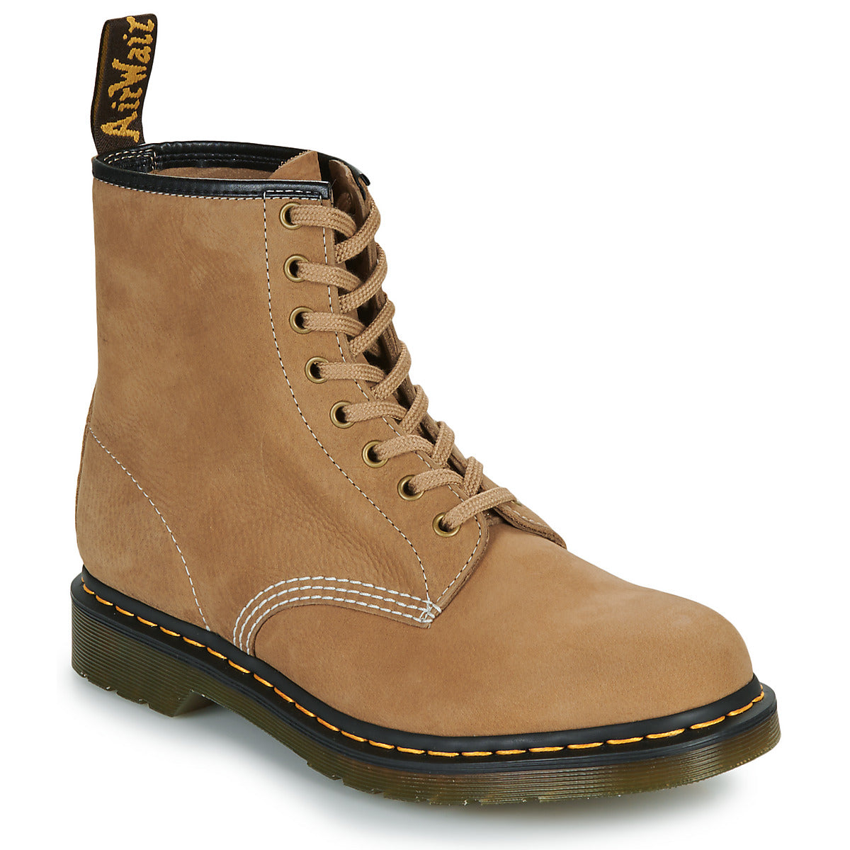 Stivaletti Uomo Dr. Martens  1460 SAVANNAH TAN THUMBLED NUBUCK  Beige