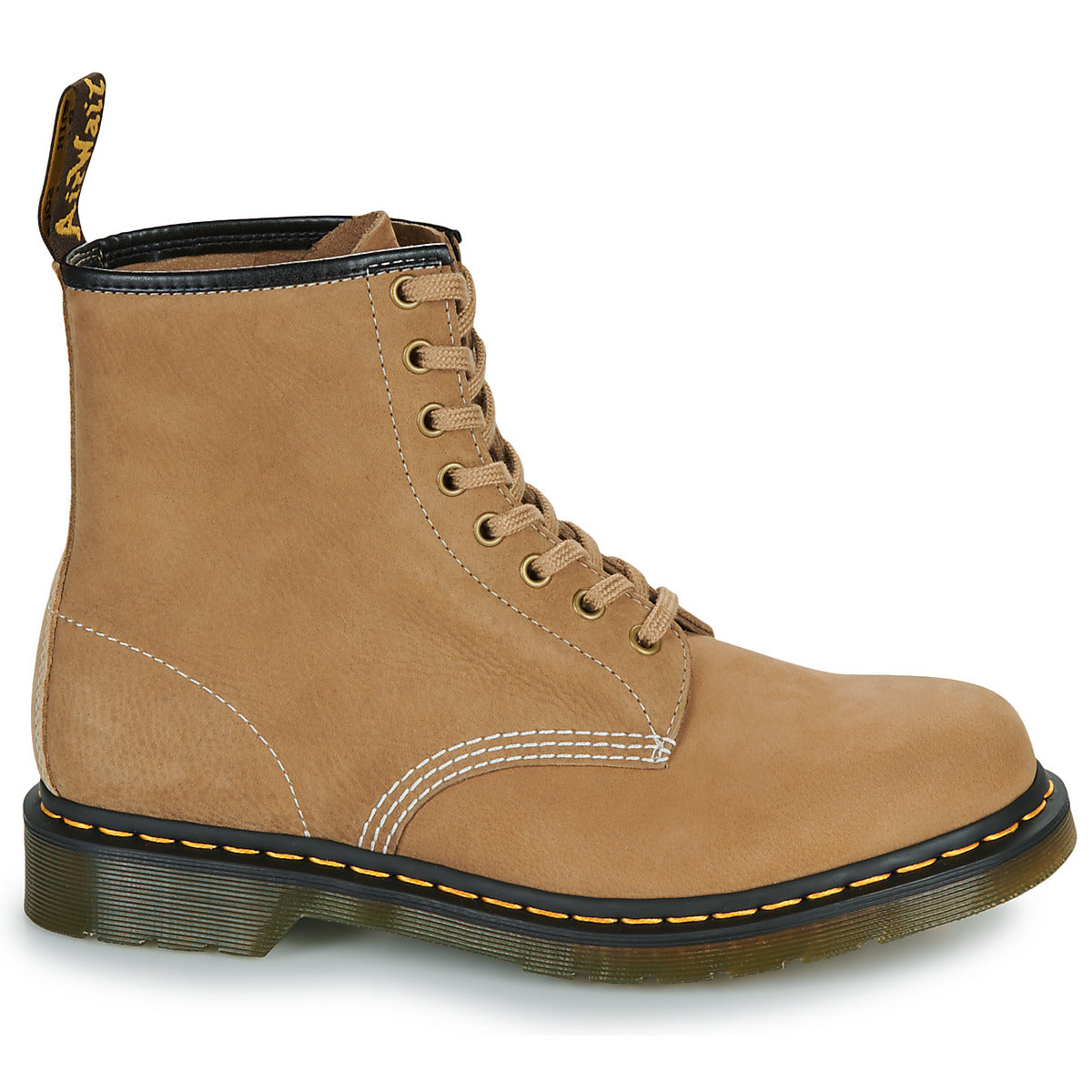 Stivaletti Uomo Dr. Martens  1460 SAVANNAH TAN THUMBLED NUBUCK  Beige