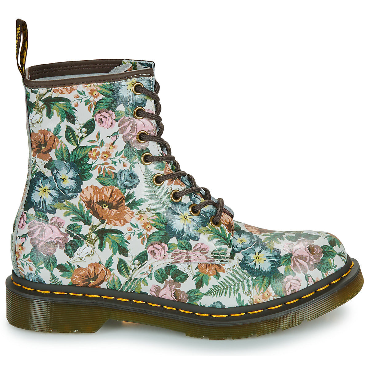 Stivaletti Donna Dr. Martens  1460 W Multi Floral Garden Print Backhand  Multicolore