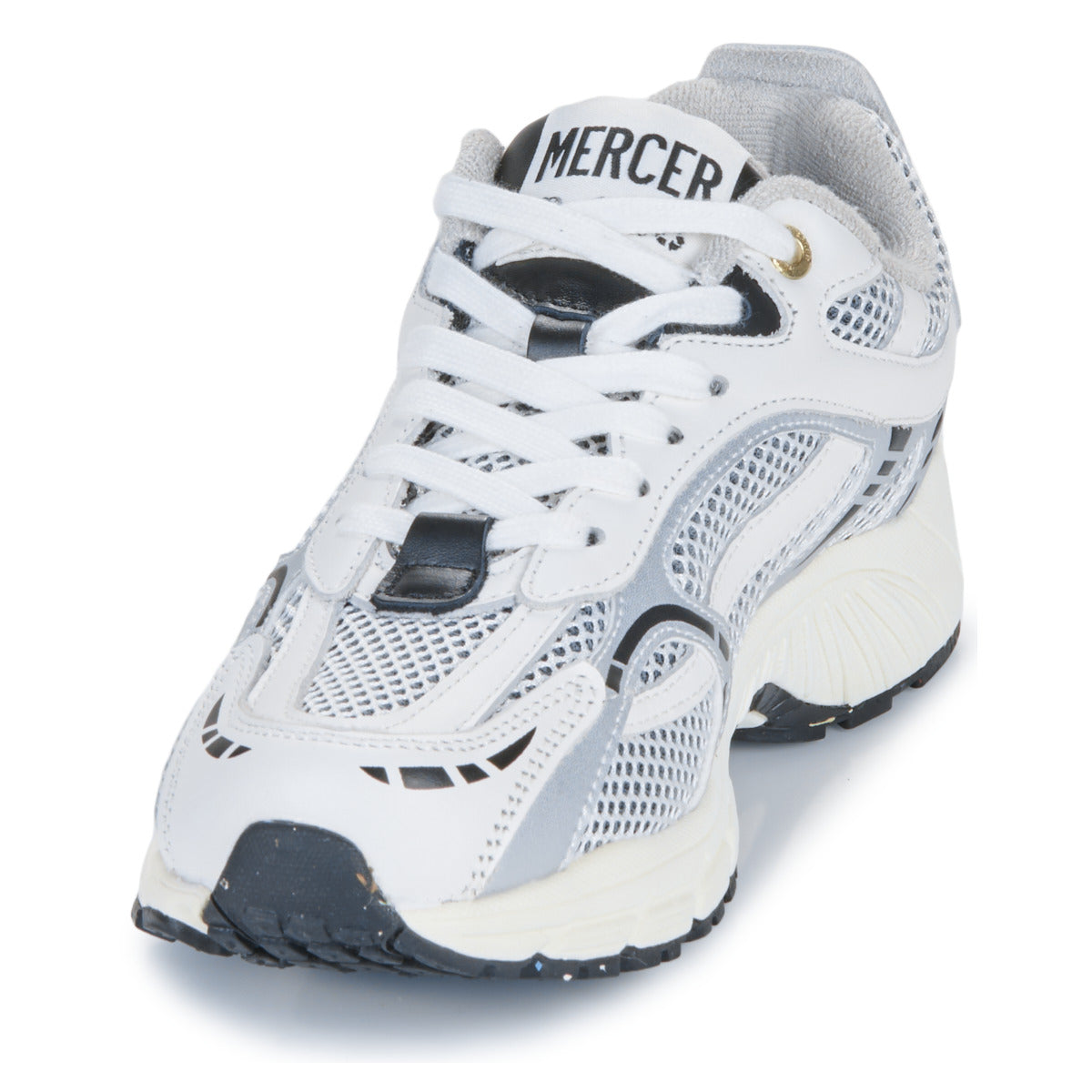 Sneakers Uomo Mercer Amsterdam  THE RE-RUN WHITE SILVER  Bianco