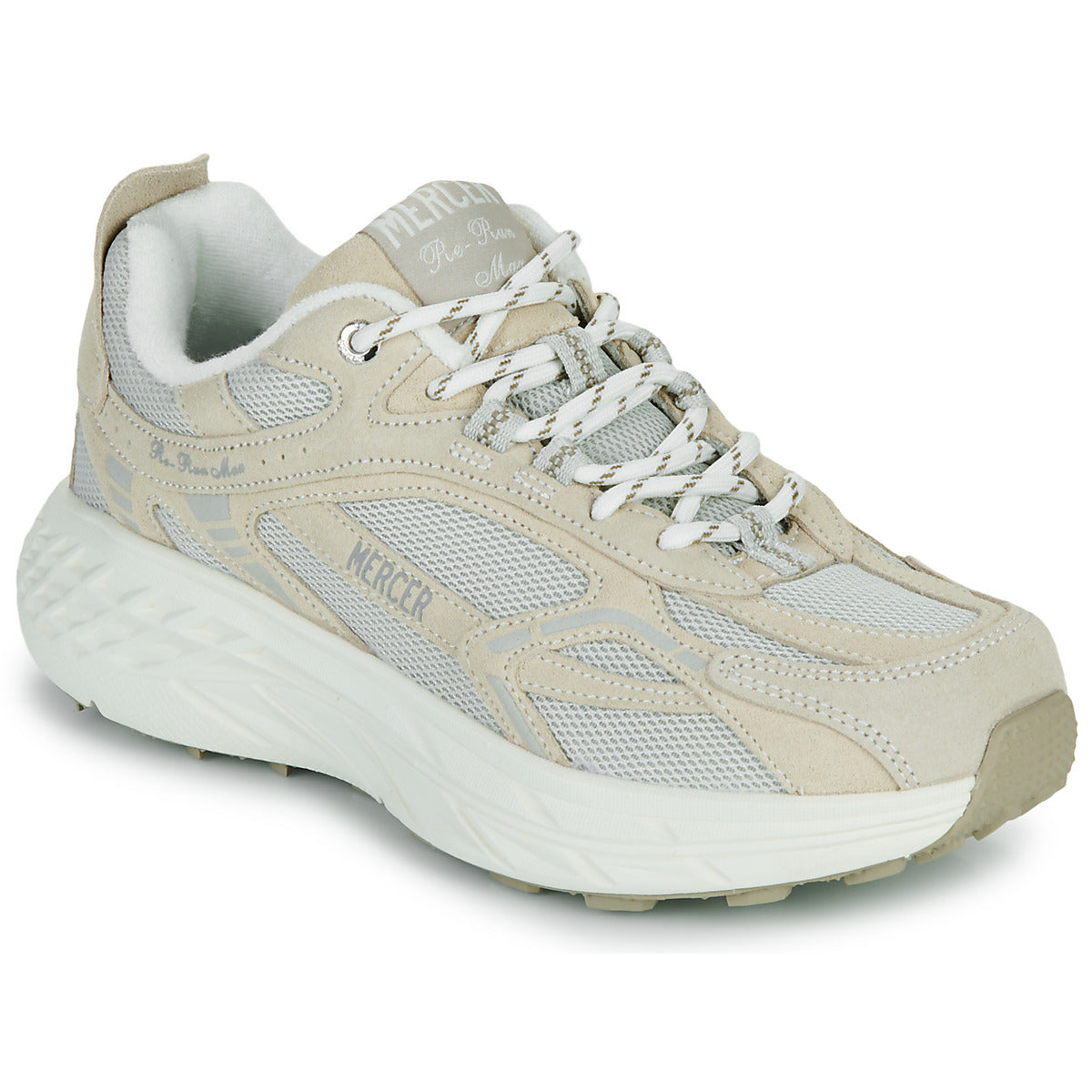 Sneakers Uomo Mercer Amsterdam THE RE-RUN MAX SUEDE Beige