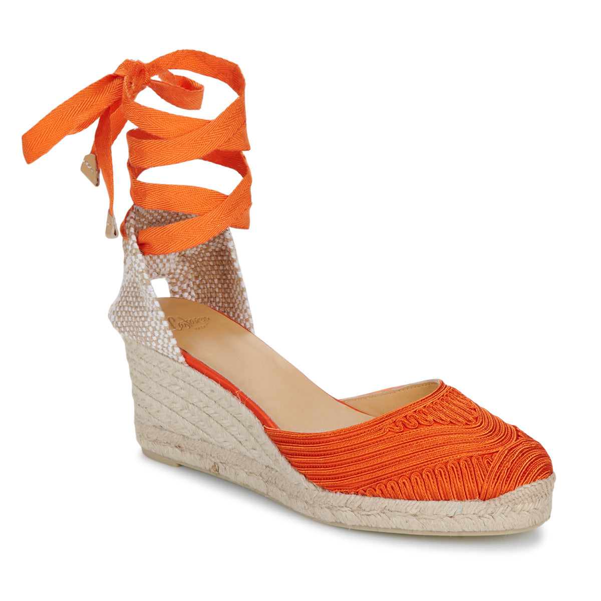 Scarpe Espadrillas Donna Castaner  CARINA  Arancio