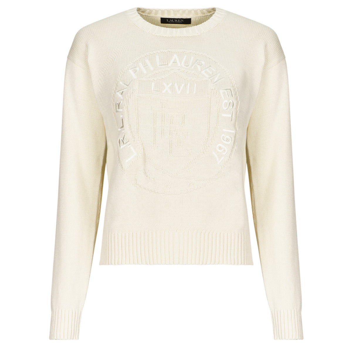 Maglione Donna Lauren Ralph Lauren RIEDNEE-LONG SLEEVE-PULLOVER Bianco