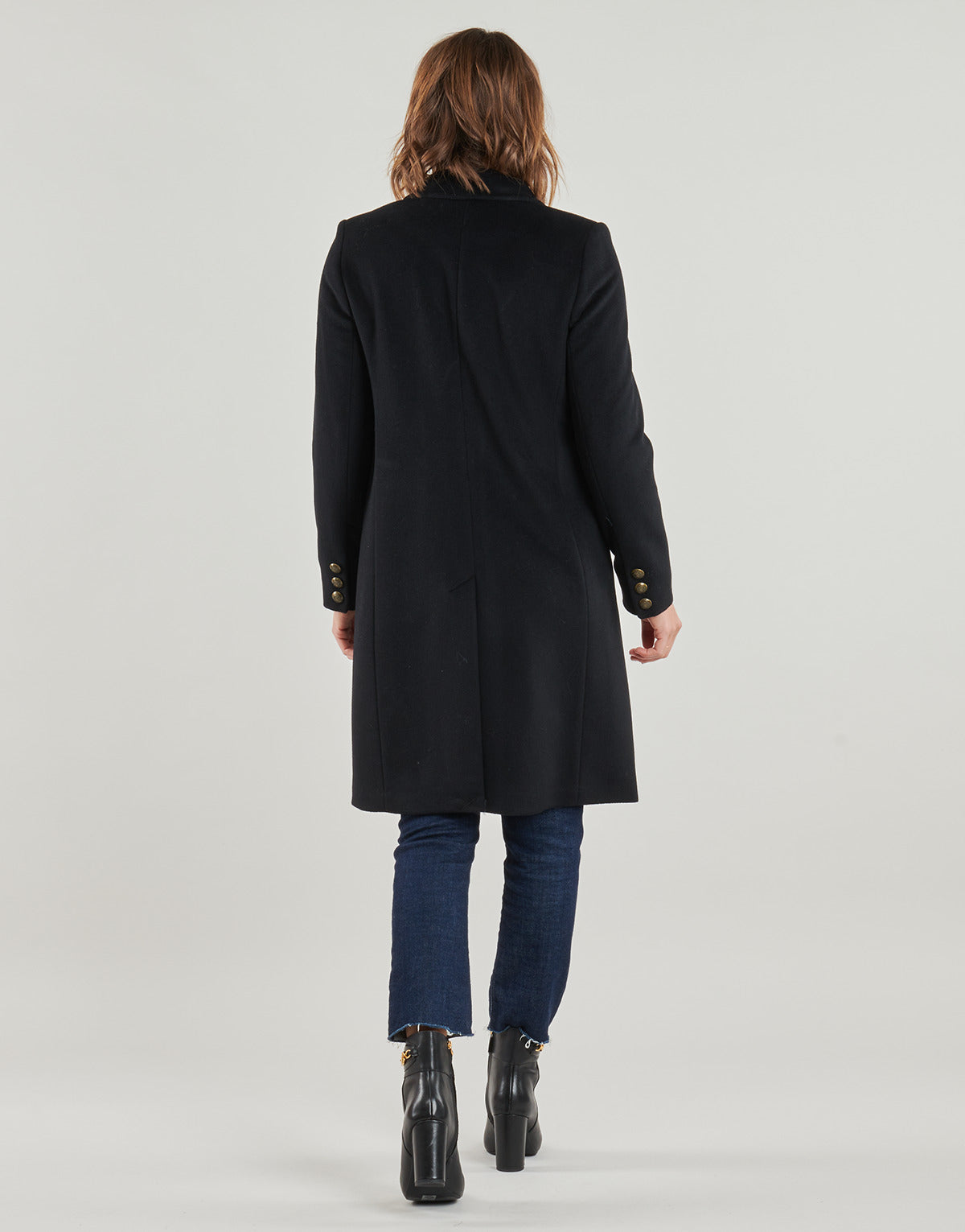 Mantella Donna Lauren Ralph Lauren  CRESTED WOOL-LINED-COAT  Nero