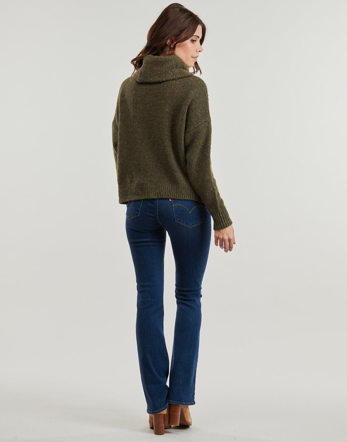 Maglione Donna Lauren Ralph Lauren CAISYN-LONG SLEEVE-PULLOVER Kaki