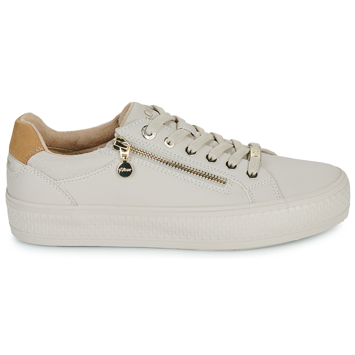 Sneakers basse Donna S.Oliver 5-23600-42-4A0 Beige