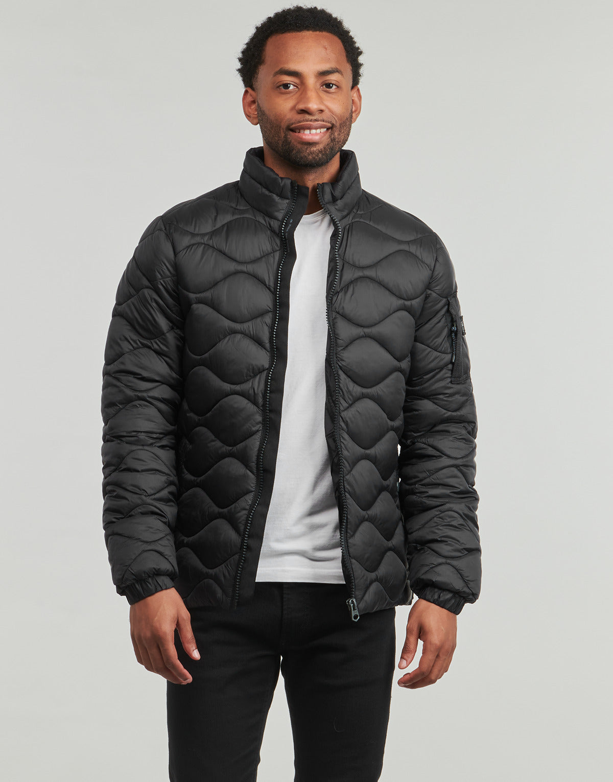 Giacca Uomo Petrol Industries MEN JACKET PADDED Nero