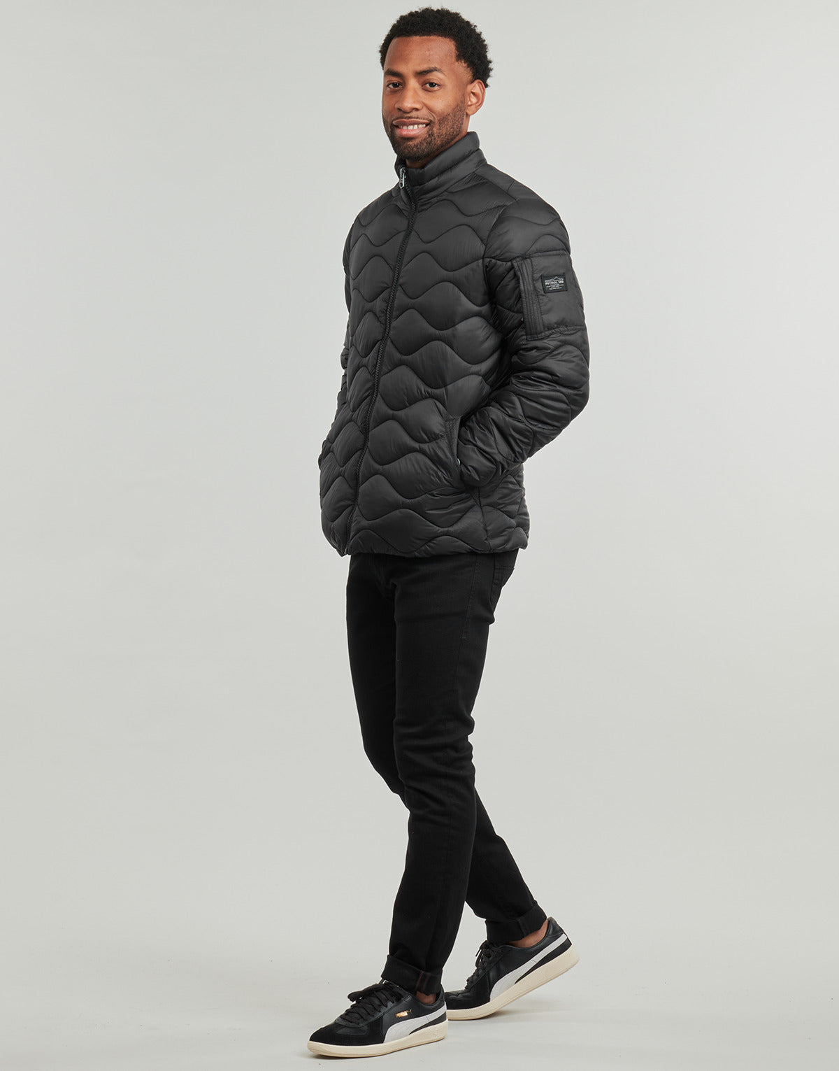 Giacca Uomo Petrol Industries MEN JACKET PADDED Nero