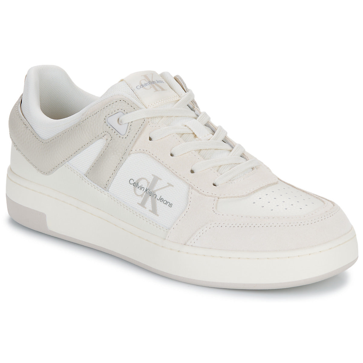 Sneakers Uomo Calvin Klein Jeans  BASKET CUP LOW LACEUP LTH ML MTR  Bianco